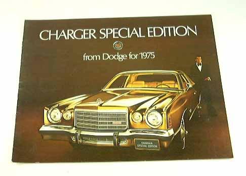1975 75 dodge charger special edition brochure
