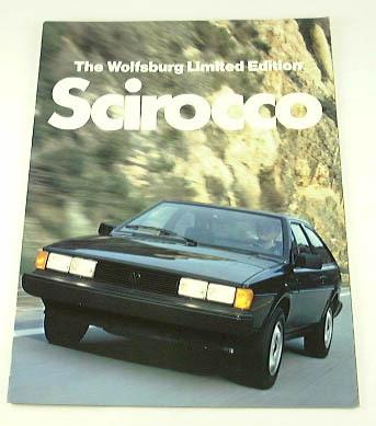 1983 83 vw volkswagen scirocco wolfsburg brochure