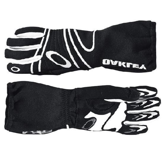 New oakley black racing/driving gloves size xl sfi/fia 3.3/5, fire-resistant