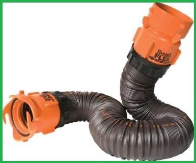 Sewer hose extension kit with coupler camco 39765 rhinoflex 5' rv new