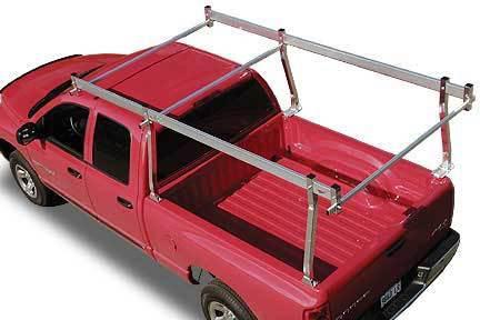 Cross tread 8 ft. bed aluminator truck rack - aluminum bed rail mount truck rack