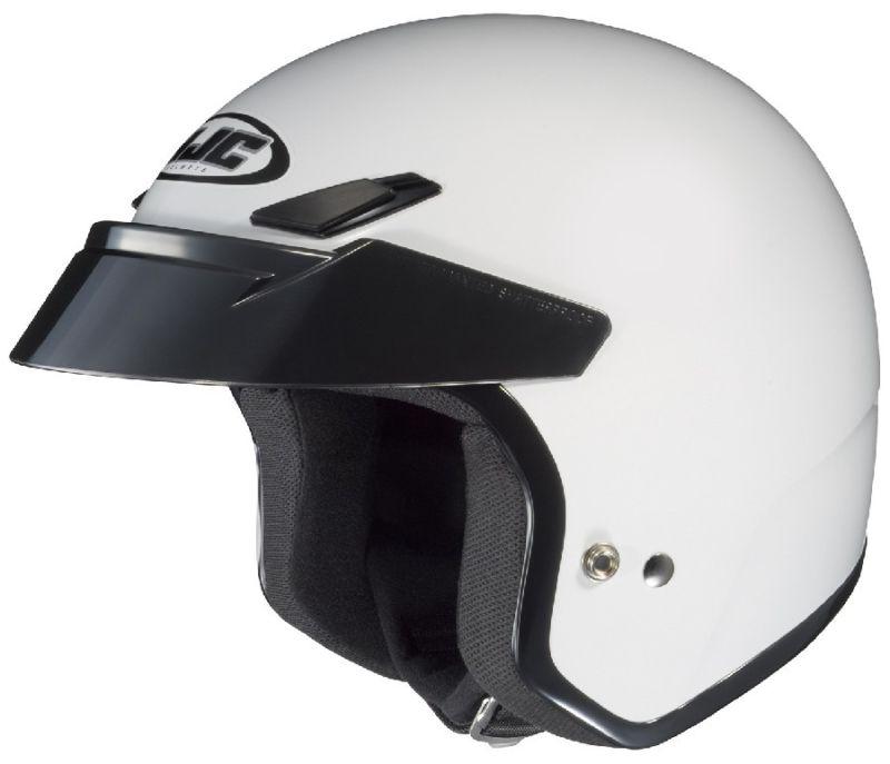 Hjc cs-5n cs5n white motorcycle helmet new small s