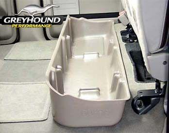 Tan du-ha 2009-2013 f-150 super crew truck gun bin underseat storage