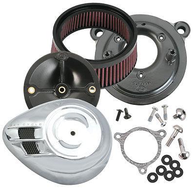 S&s cycle airstream air intake breather filter cleaner kit harley touring & cvo