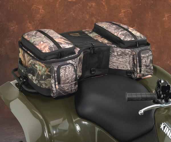 Moose atv big horn mossy oak break-up rear rack bag atv luggage water resistant