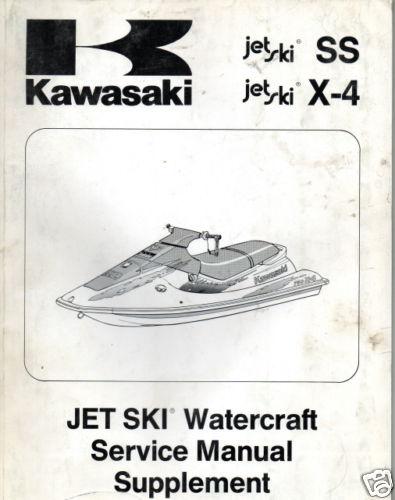 1992 kawasaki jet ski ss & x-4 service manual