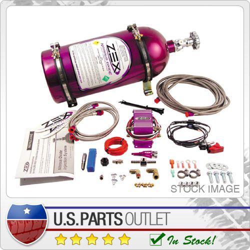 Zex 82021 efi wet nitrous system kit purple 55-75 hp incl. bottle/bracket