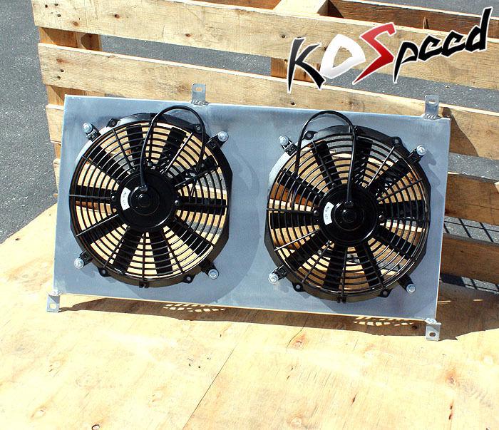 Aluminum racing radiator cooling fan shroud 01-05 lexus is300 altezza xe10 2jzge