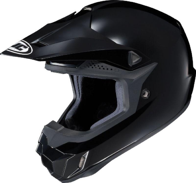 3xl xxxl hjc cl-x6 solid gloss black mx helmet