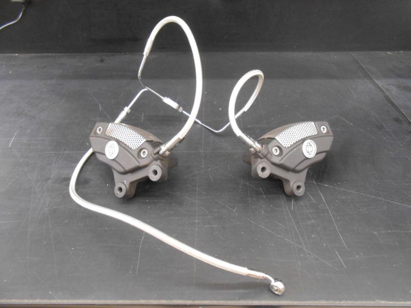 Harley-davidson front brake calipers and line from 2012 flhx street glide *used*