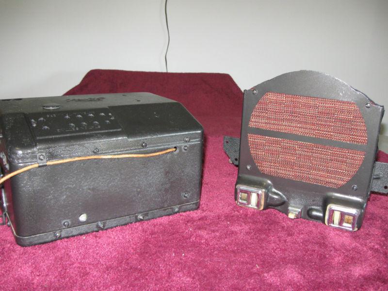 Ford mercury 1939 radio zenith dial-0-matic restored plays fine