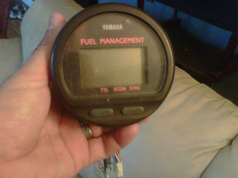 Yamaha fuel management gauge