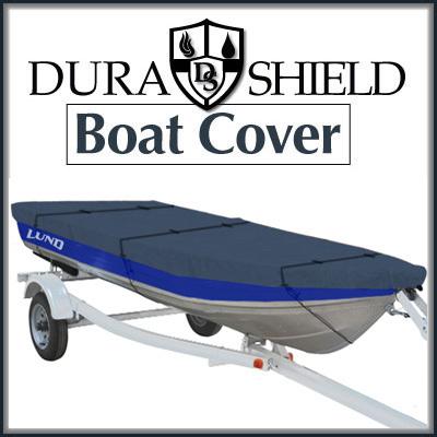 Lund fishing boat cover 14' - 16'  trailerable with straps - free shipping