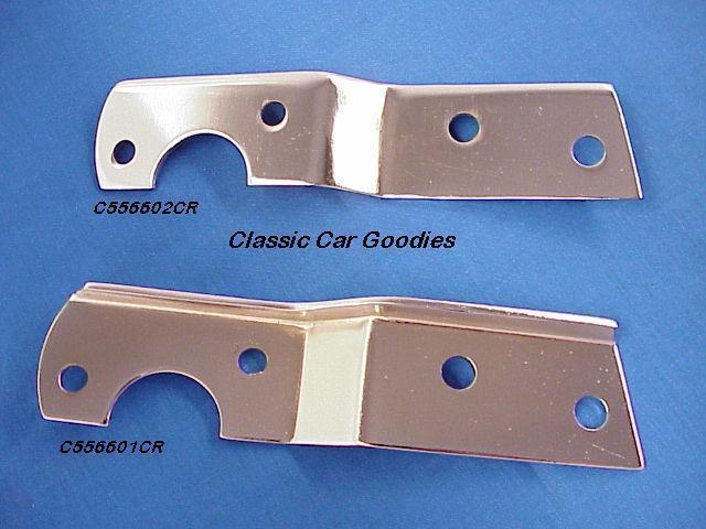 1964-1966 chevy truck chrome tail light brackets (2) 1965