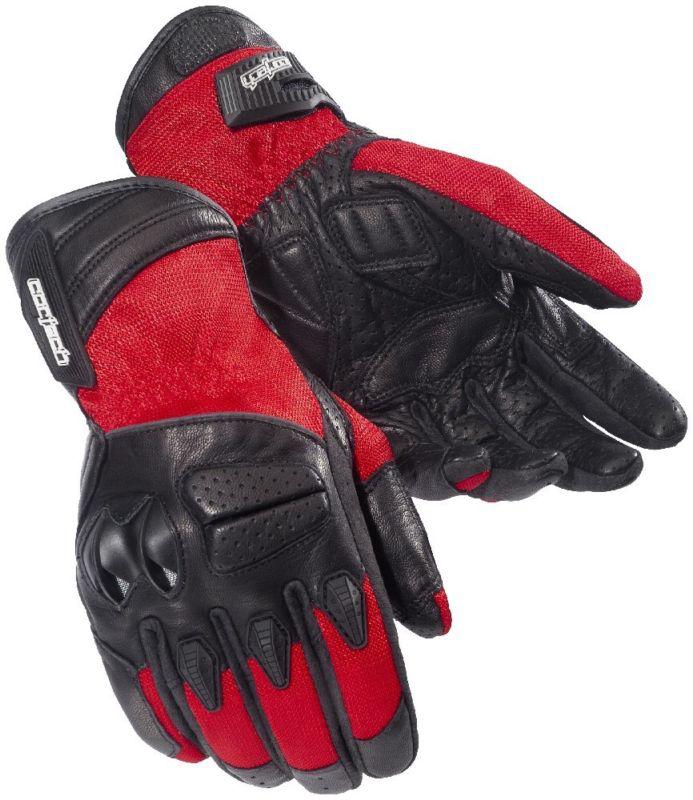 Cortech gx air 3 red 2xl mesh leather motorcycle gloves xxl gx-air