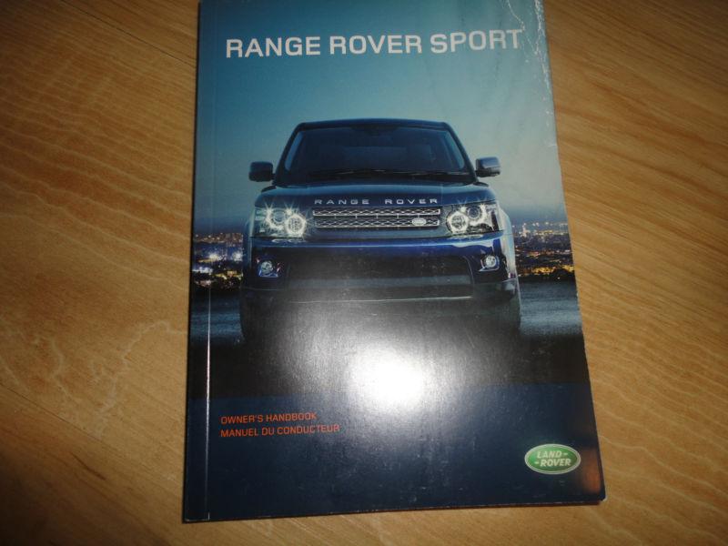 2010 range rover  sport owners manual