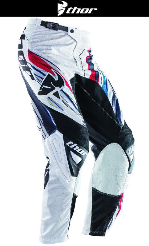 Thor phase vented wired red white black sizes 28-44 dirt bike pants motocross mx
