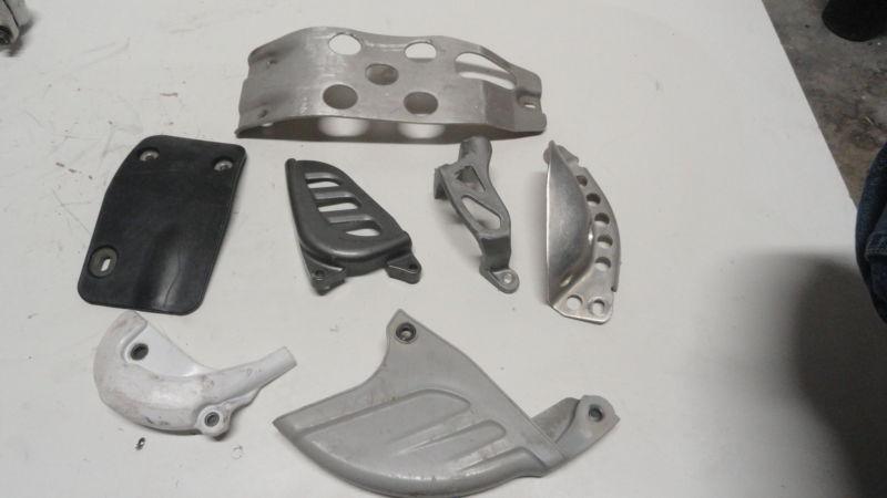 2003 yamaha yz450f yz 450 misc guards water pump brake skid plate cable p2