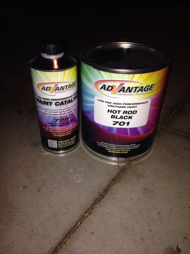 Advantage premium automotive paint w/hardener - hot rod black