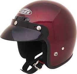 New gmax gm2 open-face youth helmet, wine, large/xl