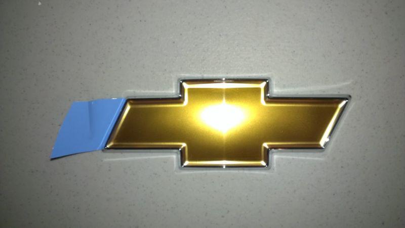 Chevy impala front grille gold bowtie new factory oem emblem 