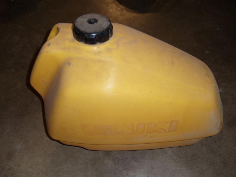 Late 1970's (possibly 1978) suzuki 125 gas tank w/cap "old - used condition"