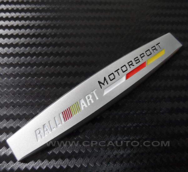 Car truck  badge emblem side sticker metal ralliatt motorsport silver
