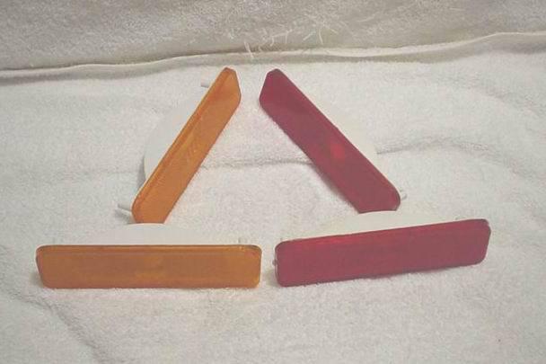 Ford fairmont zephyr side marker lights reproductions set of 4 66f auction