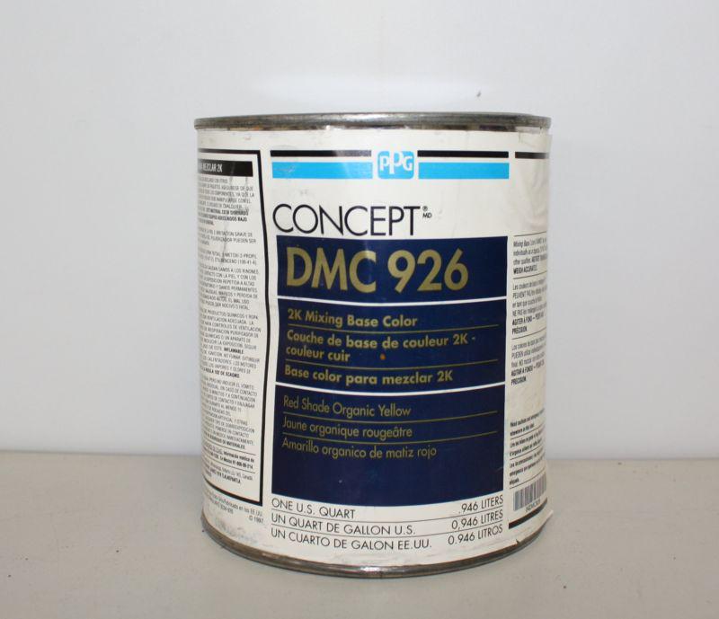 Ppg concept dmc 926 red shade organic yellow 2k mixing base toner paint toner qt
