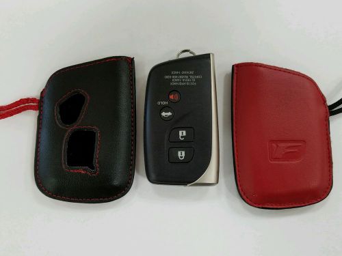 Lexus key gloves for ls460 f-sport 2013-2015 red and black