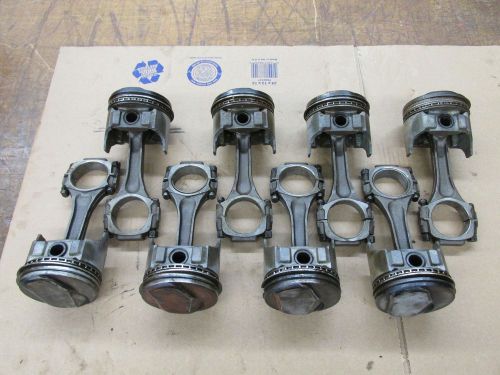 Big block chevy 396 .040 10.25-1 cast aluminum pistons with gm steel rods