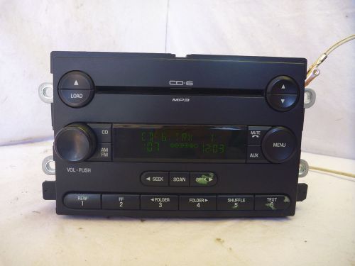 06 07 ford freestyle montego 500 radio 6 cd changer mp3 6f9t-18c815-ac d4039