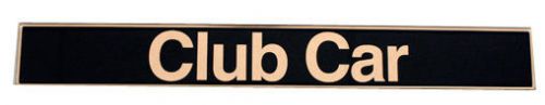Club car nameplate (emblem) ds (1981 to present) gold