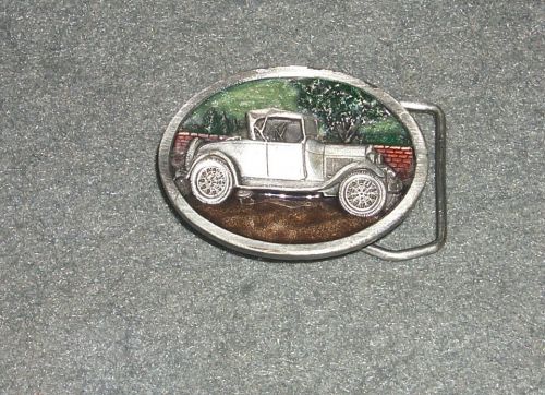 Bergamot brass works belt buckle 1920-1930 ford model t/a roadster convertible