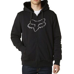 Fox racing traxion sasquatch mens zip up hoody black