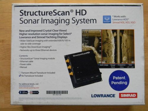 Lowrance lss-2 000-10801-001 structure scan hd no transducer