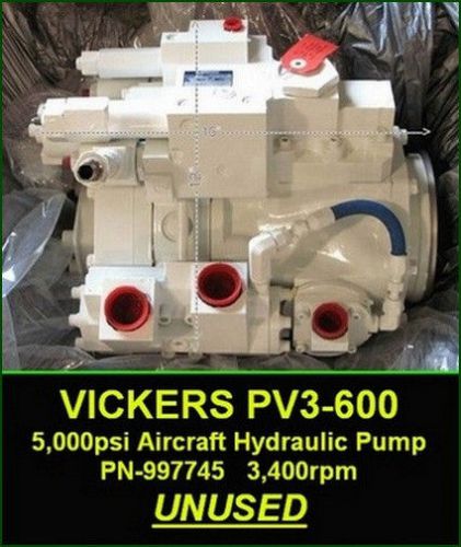 Aircraft engine - aircraft hydraulic pump - eaton vickers pv3600 - avionics