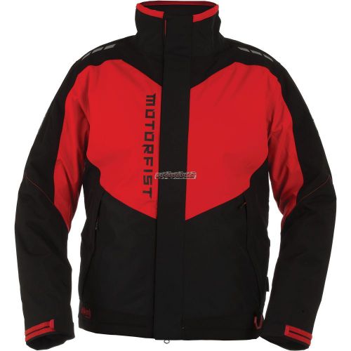 2017 motorfist clutch jacket-black/red