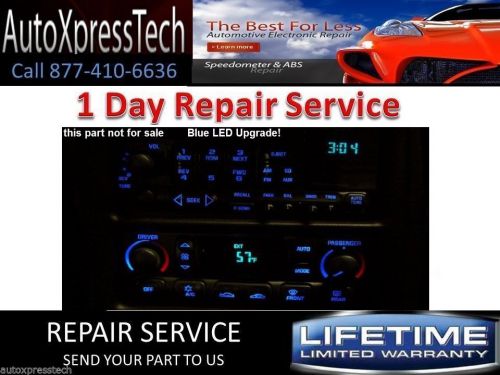 Corvette climate control temp display repair led rebuild upgrade service 2000