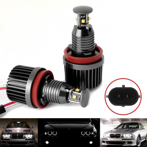 2x 20w #v cree led h8 halo angel eyes bulb light for bmw e60 e61 e82 e89 e90 e92