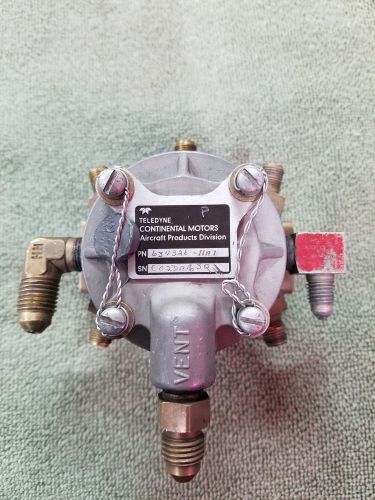 Serviceable tcm valve asm - fuel manif. pn#634326-11a1 with 1063.9 ttso