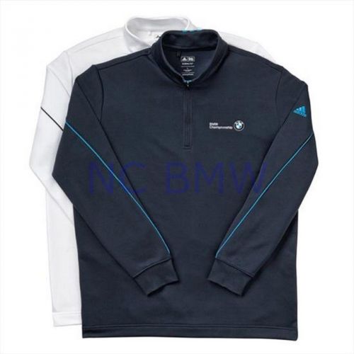 Bmw genuine logo oem factory climatlite warm layering top sweater / white large