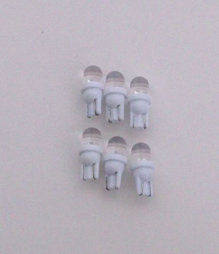 6 bbt cool white led light bulbs for dashboard gauges &amp; side marker lights