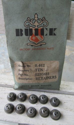 Nos buick 1949 1950 1951 1952 valve retainers (10) pn 5230403