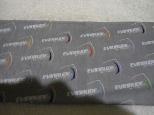 Evinrude e- tec g2 outboard logo poontoon, bass boat fishing neck &amp; face gaiter