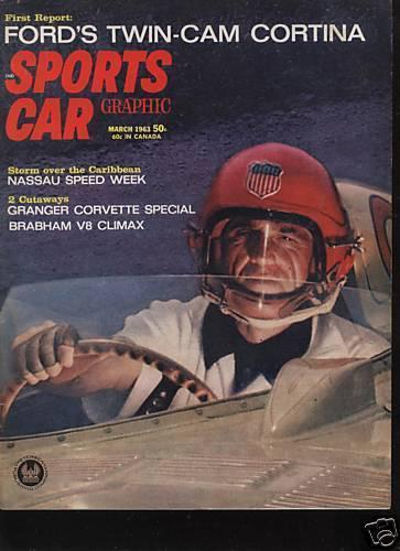 Sportscar graphic mar 1963 triumph spitfire cooper-mini ford cortina-lotus tc