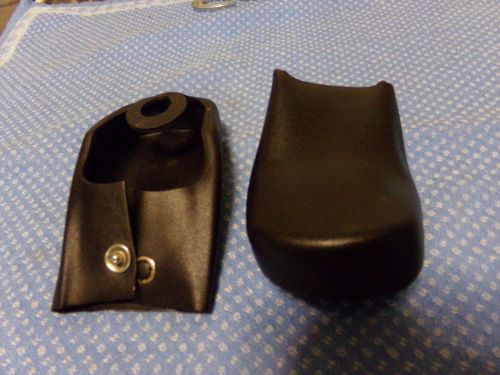 Gm black seat belt boots (bolt covers) pair