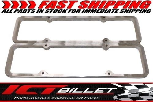 Sbc small block chevy 3/8&#034; billet valve cover spacer riser 350 551661-3