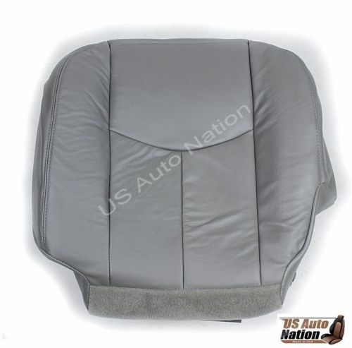 03-06 gmc yukon xl slt tahoe suburban driver side bottom leather seat cover