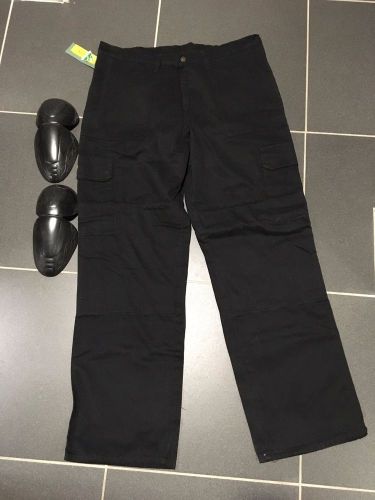 Draggin jeans au black kevlar riding pants in black (size 38) - new